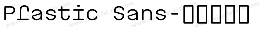 Plastic Sans字体转换